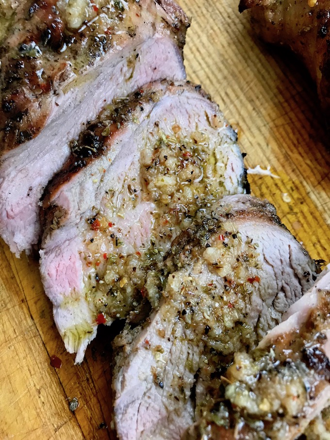 Marinated Greek Pork Tenderloin - The Genetic Chef