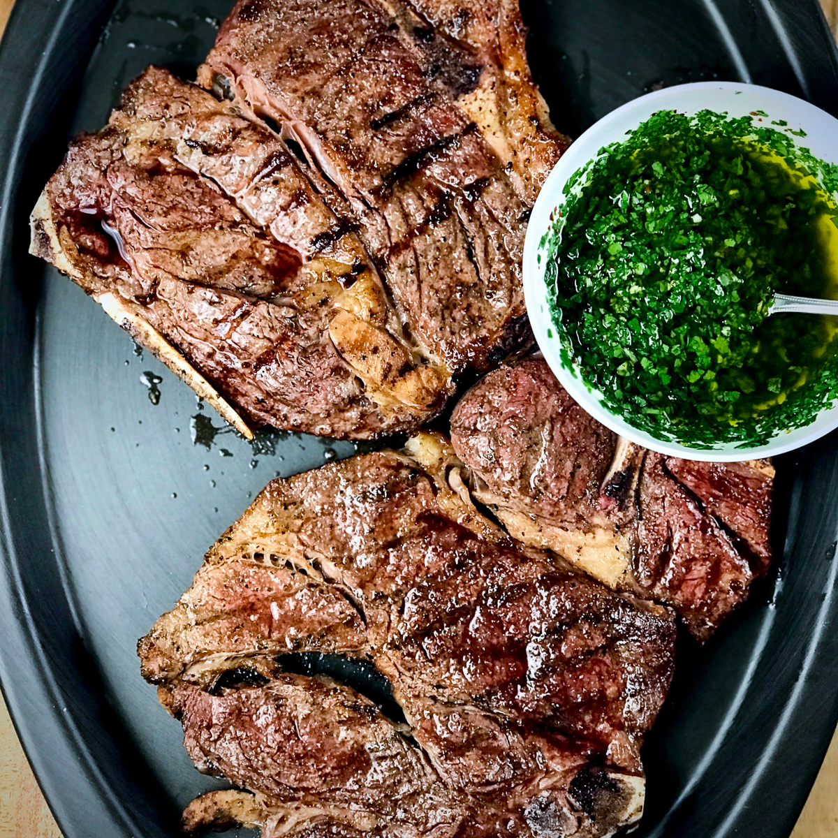 GRILLED THIN 7-BONE CHUCK STEAKS - The Genetic Chef
