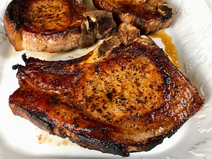 Perfectly Pan Seared Pork Chops - The Genetic Chef