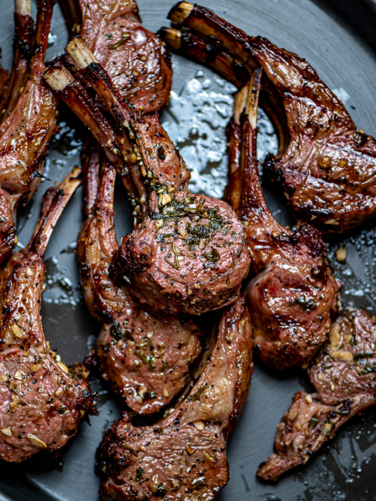 Grilled Greek Style Lamb Chops - The Genetic Chef