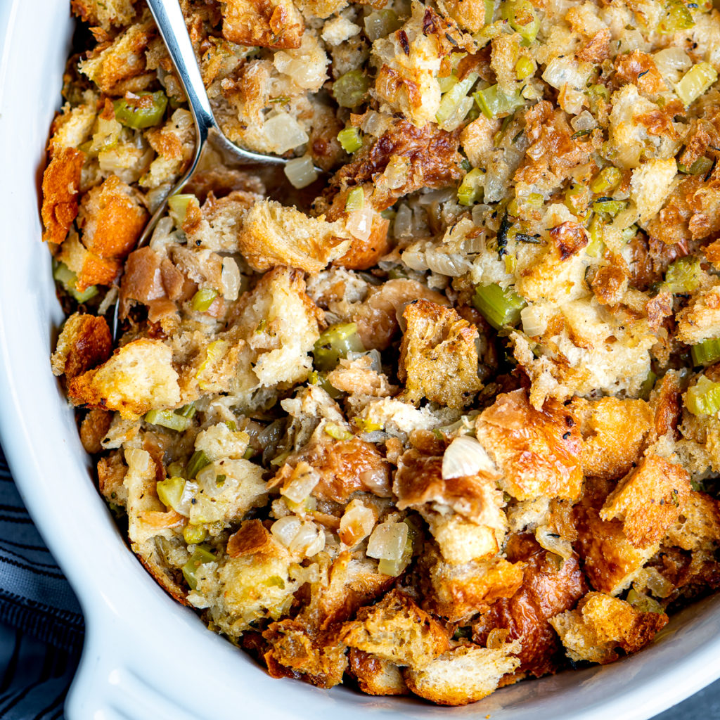Old-Fashioned Bread Stuffing - The Genetic Chef