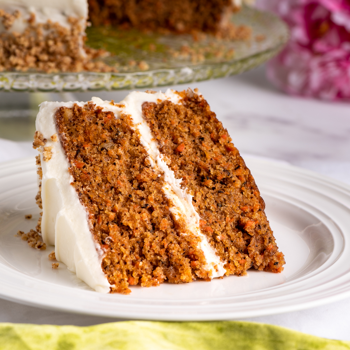 The Best Old Fashioned Carrot Cake Recipe - Idyllic Pursuit