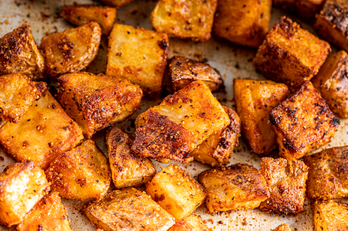 SIMPLE ROASTED BREAKFAST POTATOES (ANYTIME) - The Genetic Chef